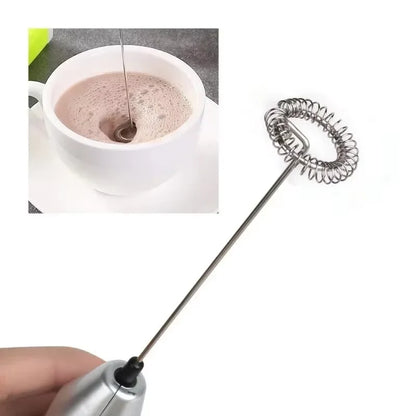 Mini Electric Whisk | Handheld Milk Frother & Egg Beater for Kitchen & Baking