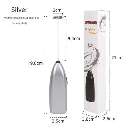 Mini Electric Whisk | Handheld Milk Frother & Egg Beater for Kitchen & Baking