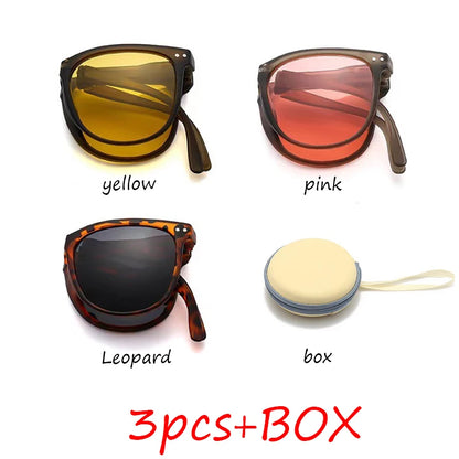 Portable Folding Sunglasses | UV400 Protection | Travel-Friendly Eyewear