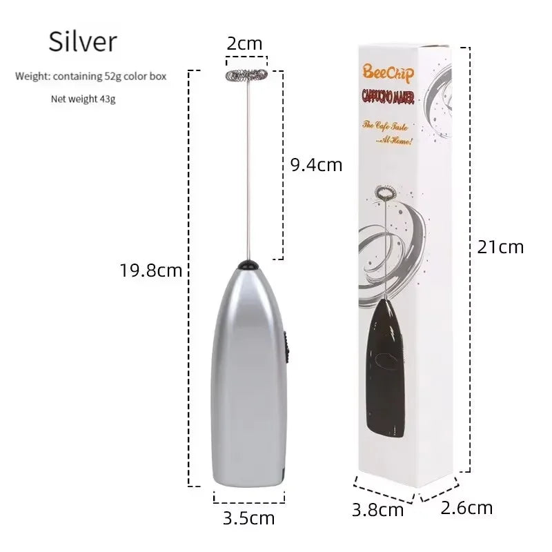 Mini Electric Whisk | Handheld Milk Frother & Egg Beater for Kitchen & Baking